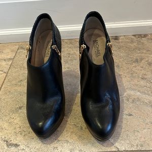 Michael Kors black booties